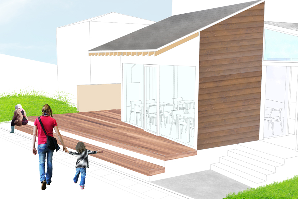 大島交流拠点イメージパース